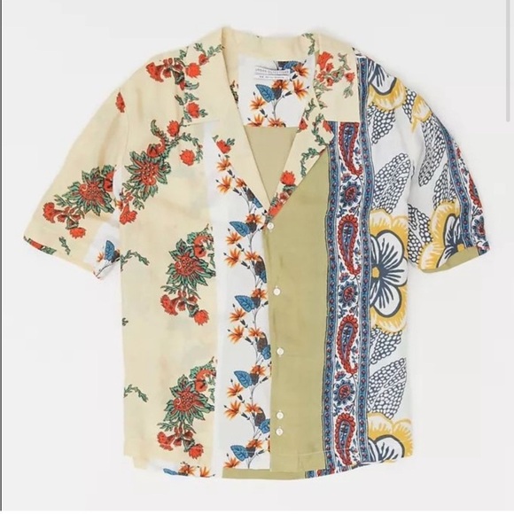 UO Hayden Souvenir Button Down XS - Picture 2 of 11